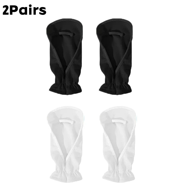 1/2pairs Driving Sun Protection Gloves Women Outdoor Cycling UV Resistant Gloves Breathable Fabric Anti-slip Horseshoe Sleeves