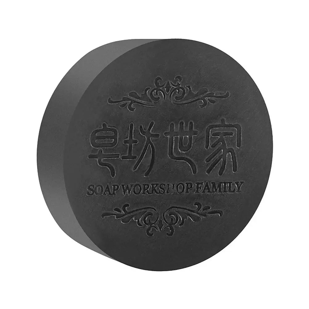 Polygonum Hair Darkening Shampoo Soap Repair Gray White Hair Color To Black Shampoo Soap Hair Nourishing Handmade Shampoo Soap