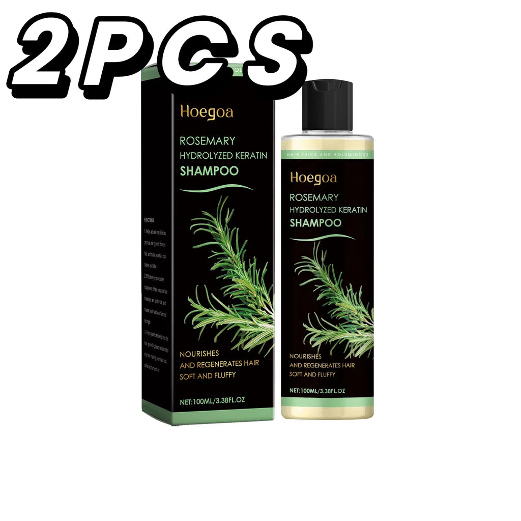 Anti-Frizz Density Shampoo Gentle Rosemary Red Onion Oil Balances Oil Without Over-Drying Smooth Shiny Fluffy Hair Care Shampoo