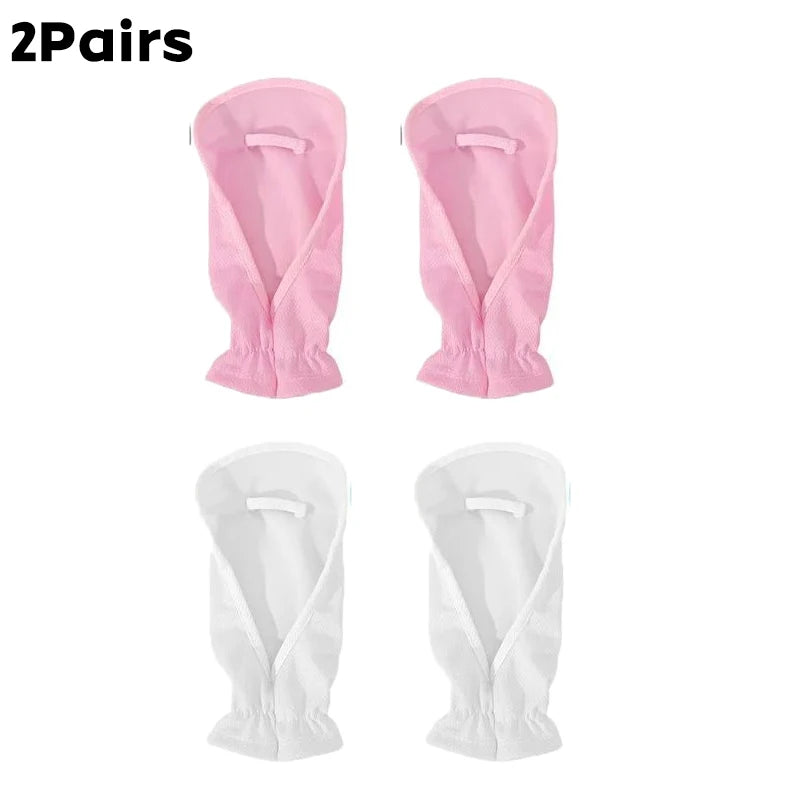 1/2pairs Driving Sun Protection Gloves Women Outdoor Cycling UV Resistant Gloves Breathable Fabric Anti-slip Horseshoe Sleeves