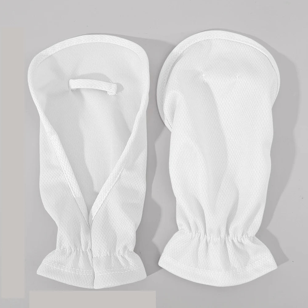 1/2pairs Driving Sun Protection Gloves Women Outdoor Cycling UV Resistant Gloves Breathable Fabric Anti-slip Horseshoe Sleeves