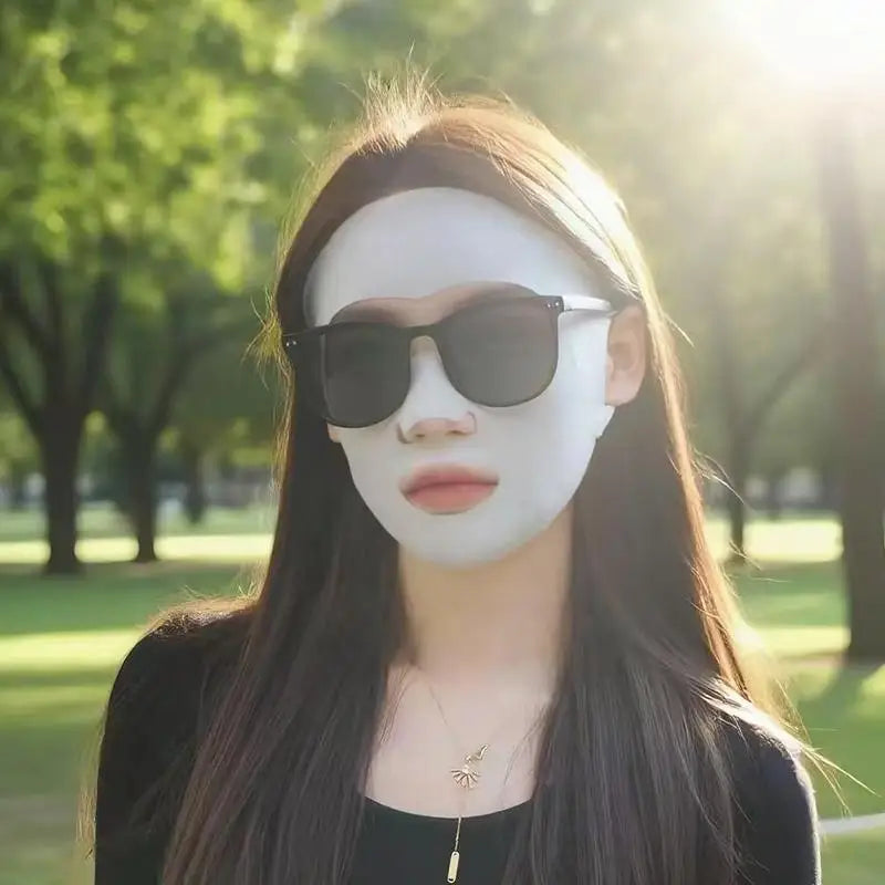 1Pcs Outdoor Sports Running Face Guard Mask Ear-Hanging Open Mouth Nose Breathable Sun Protection Mask Anti-UV Riding Face Mask