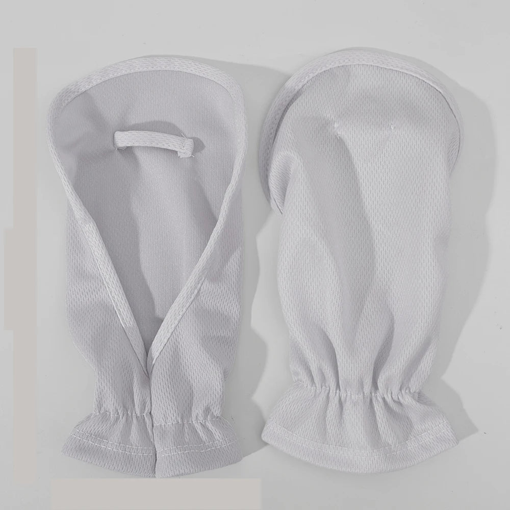 1/2pairs Driving Sun Protection Gloves Women Outdoor Cycling UV Resistant Gloves Breathable Fabric Anti-slip Horseshoe Sleeves