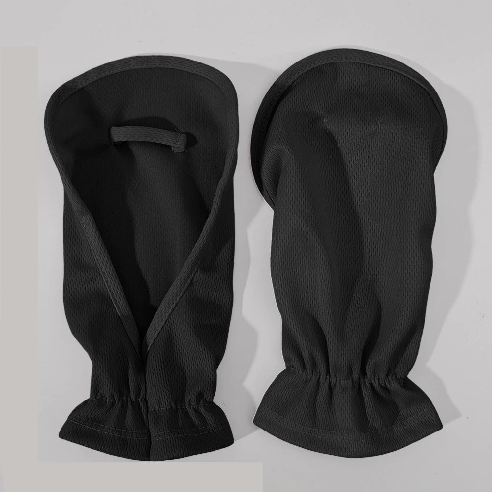 1/2pairs Driving Sun Protection Gloves Women Outdoor Cycling UV Resistant Gloves Breathable Fabric Anti-slip Horseshoe Sleeves