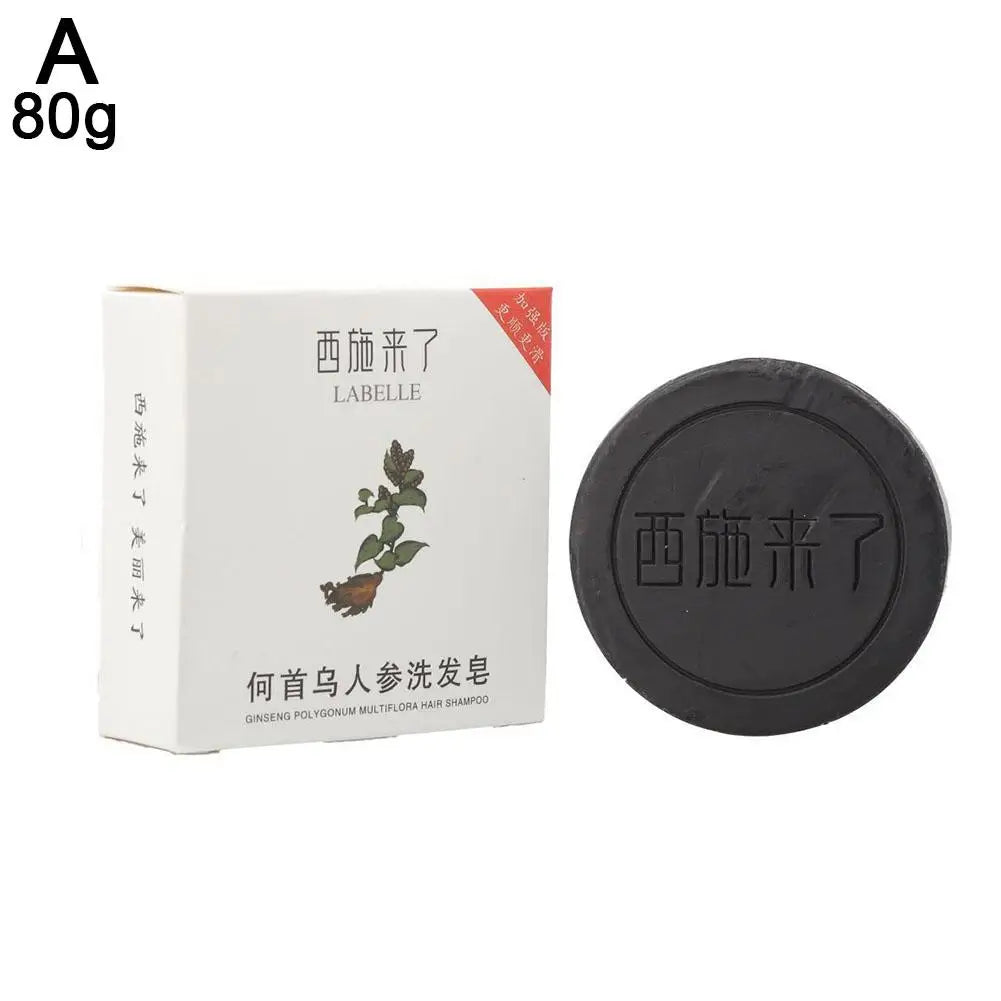 Polygonum Hair Darkening Shampoo Soap Repair Gray White Hair Color To Black Shampoo Soap Hair Nourishing Handmade Shampoo Soap